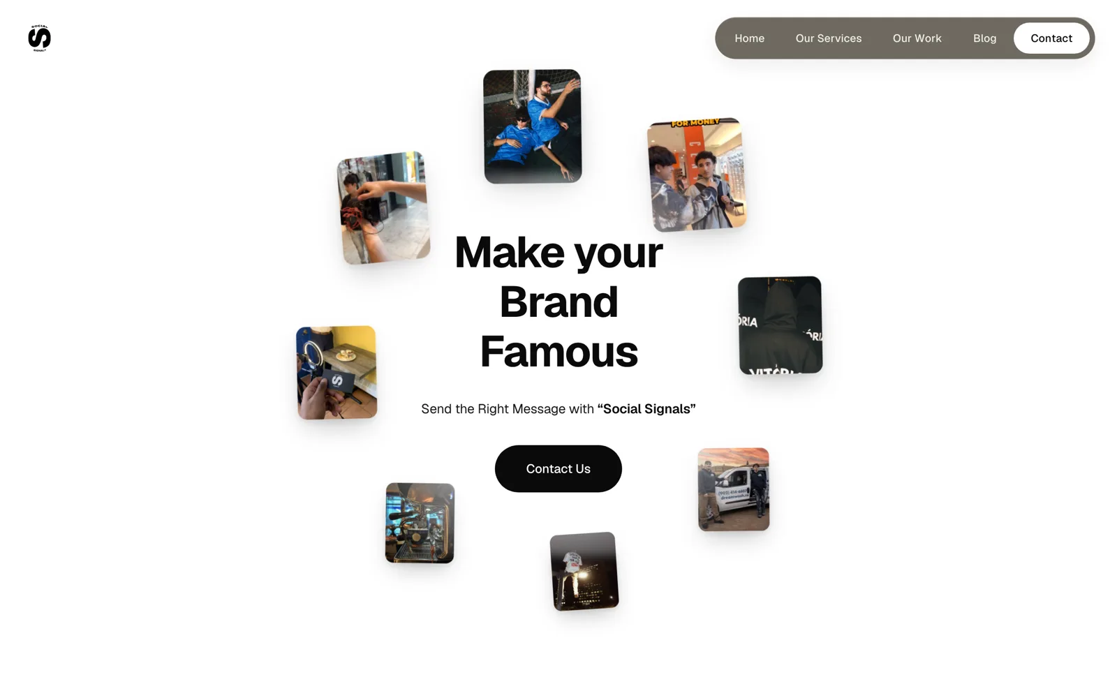 Social Signals Marketing agency site